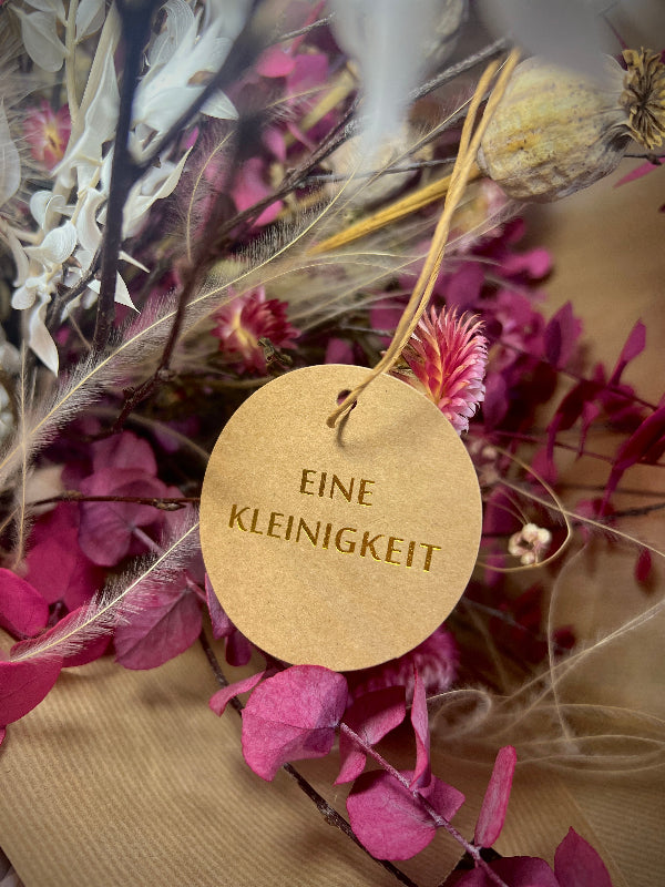 Kärtchen ‚Eine Kleinigkeit‘