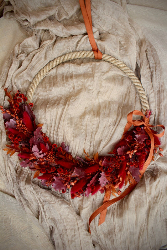 Trockenblumen Loop Aurelia in Herbstfarben