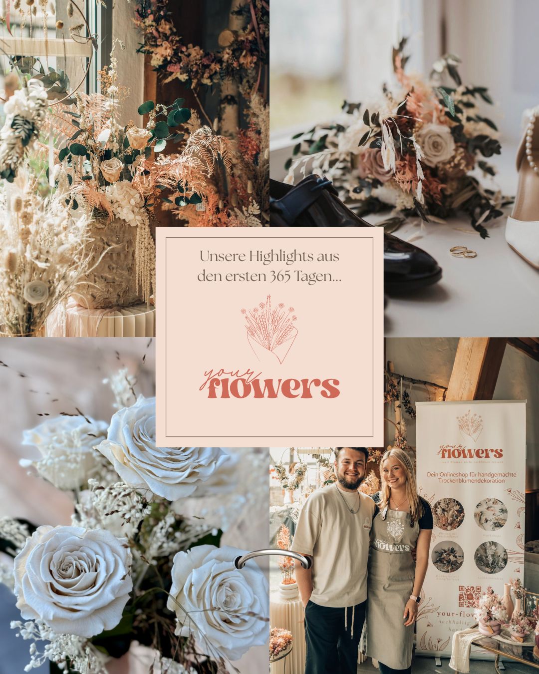 Wir feiern ein Jahr Your Flowers