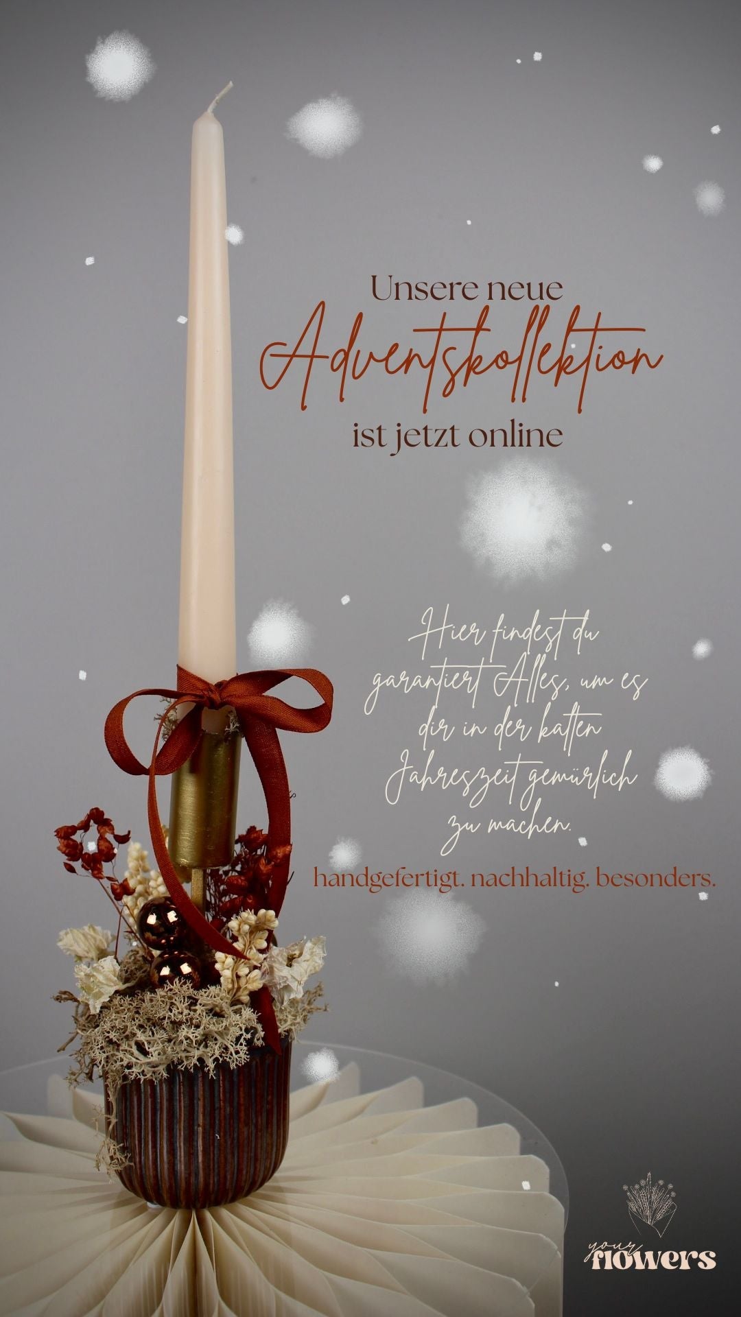 Ein besonderer Advent – unsere erste Kollektion bei Your Flowers