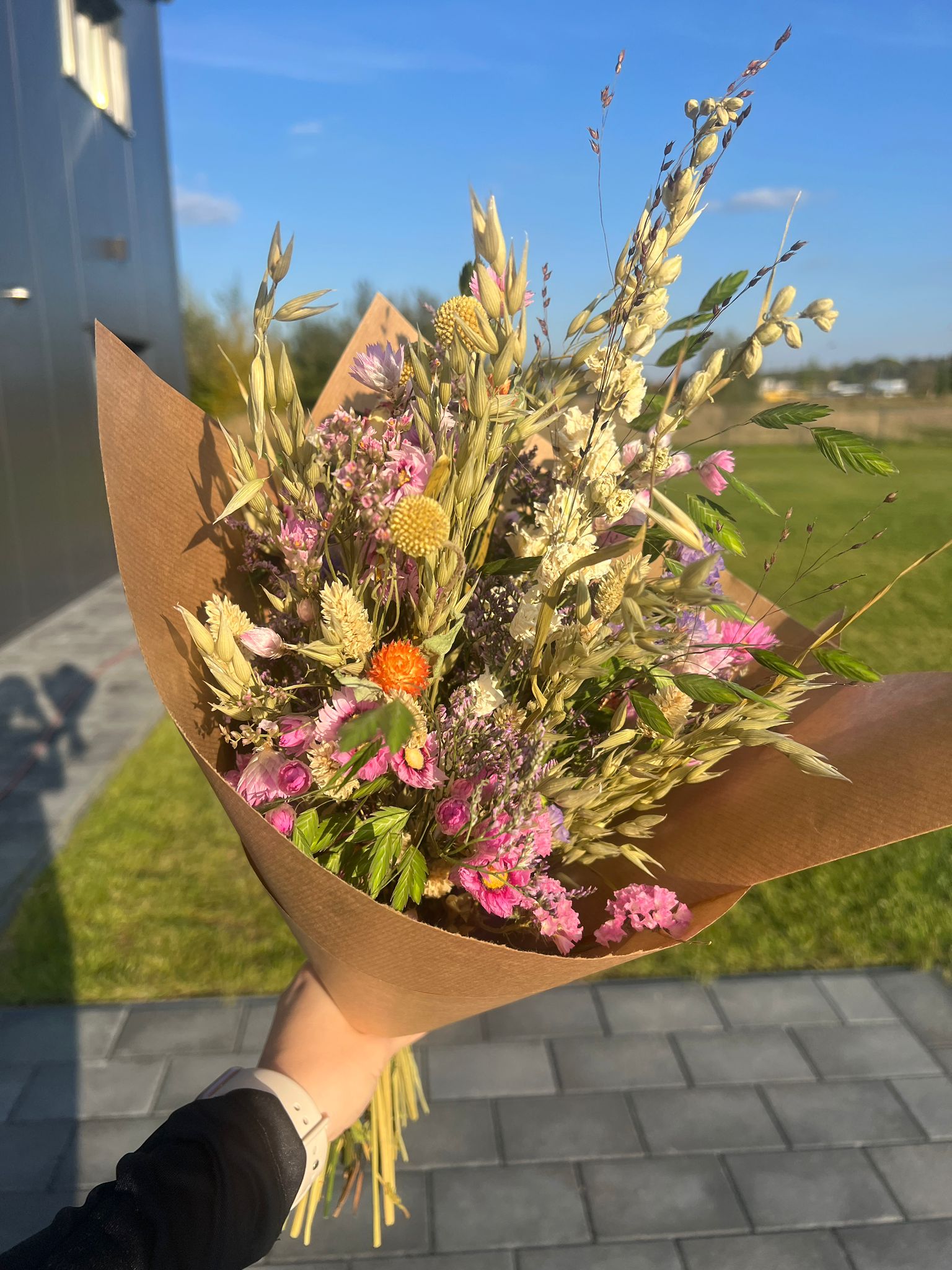 Blumenstrauß ungefärbt