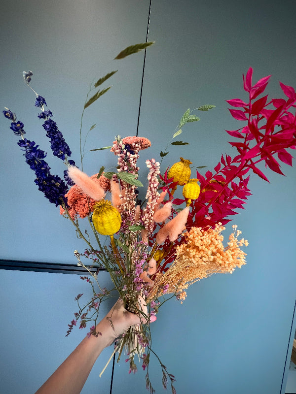 DIY Trockenblumen Set Sommerwiese in Bunt zum selber gestalten