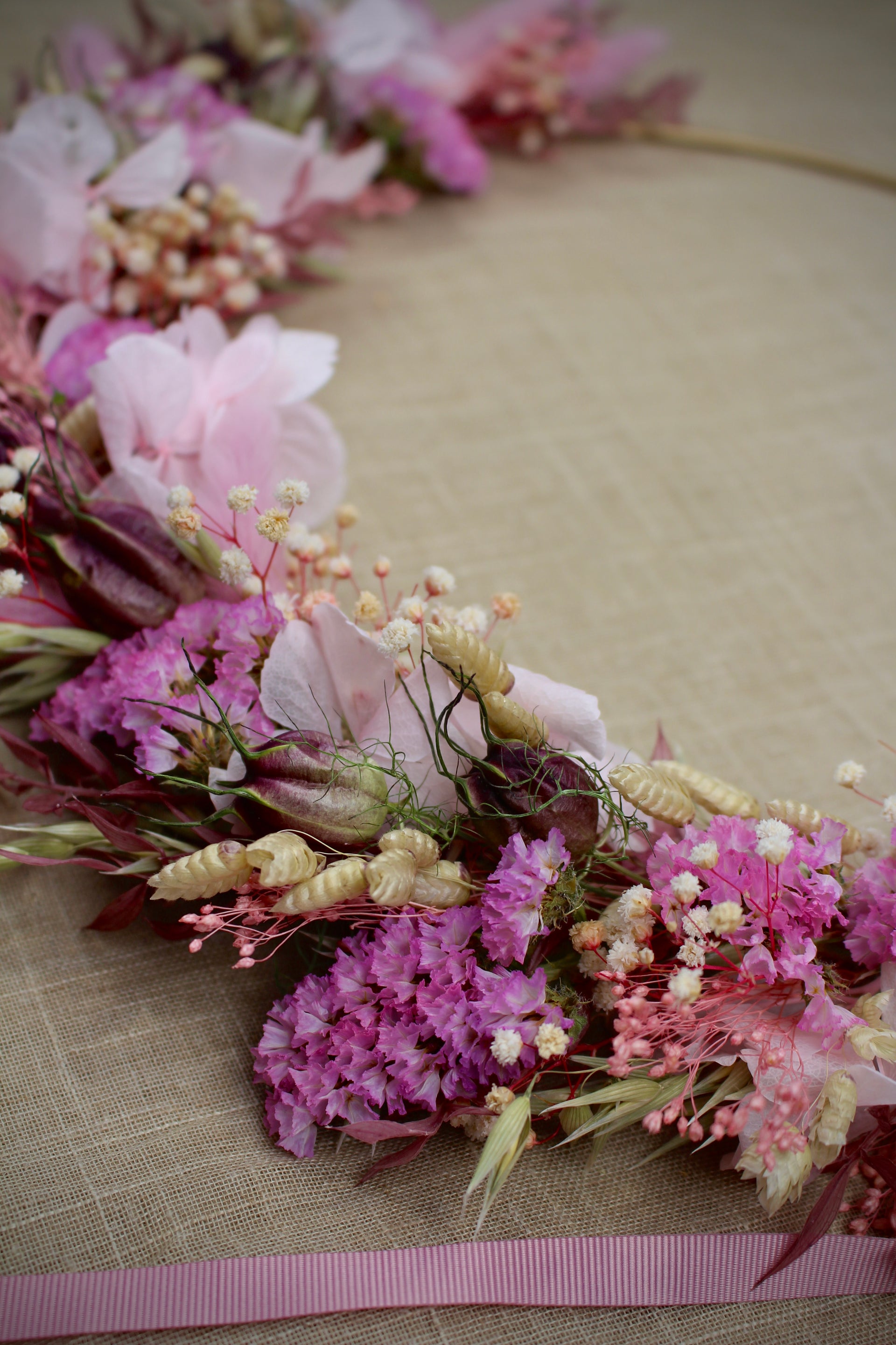 Loop aus Trockenblumen | 'Millea'