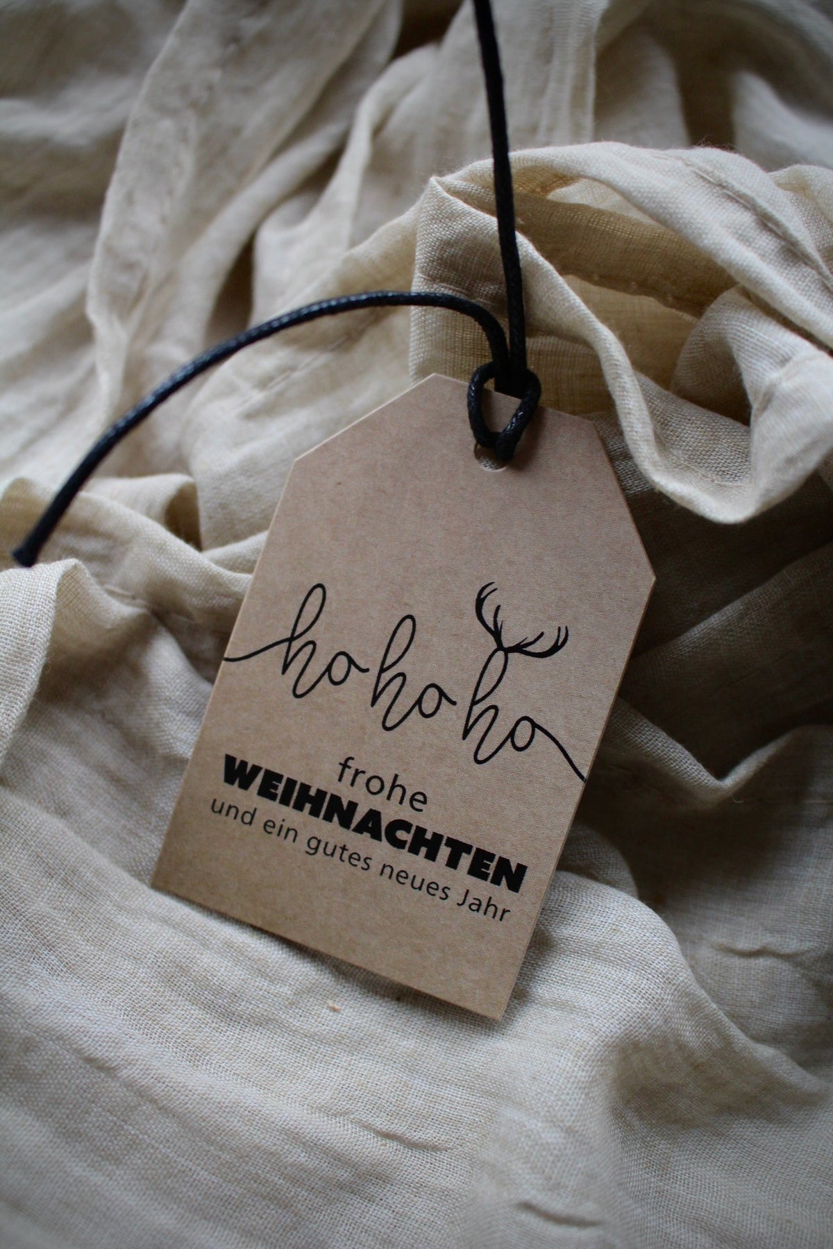 Karte „Ho Ho Ho – Frohe Weihnachten“