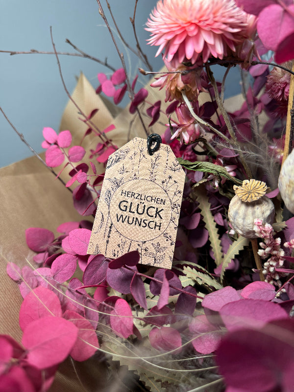 Kärtchen 'Herzlichen Glückwunsch'