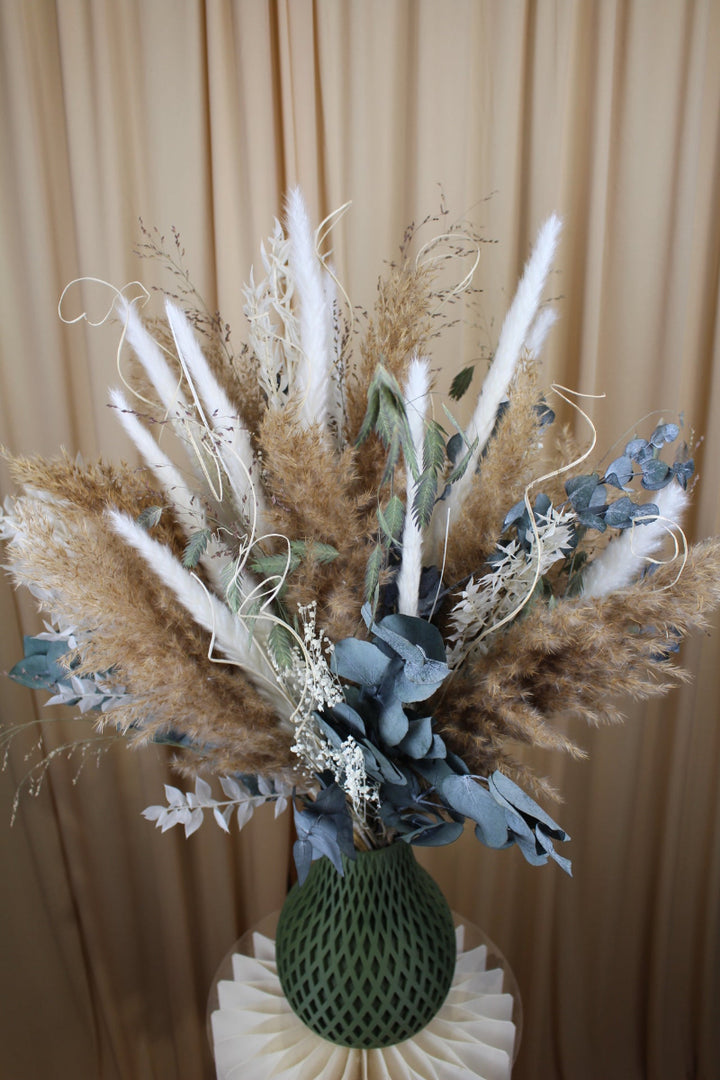 Silk and Sand Pampas Bouquet aus Trockenblumen