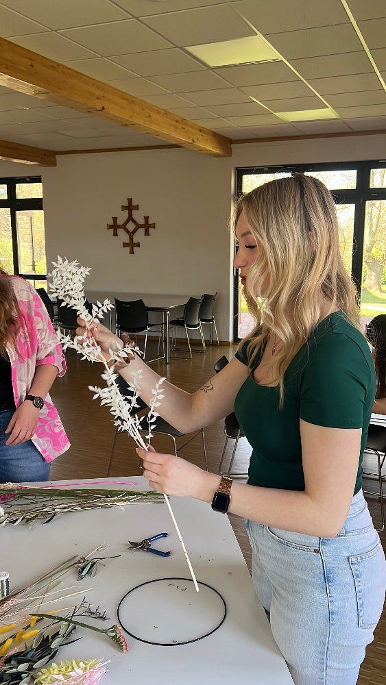 Trockenblumen Loop Workshop von Your Flowers in Heuerßen