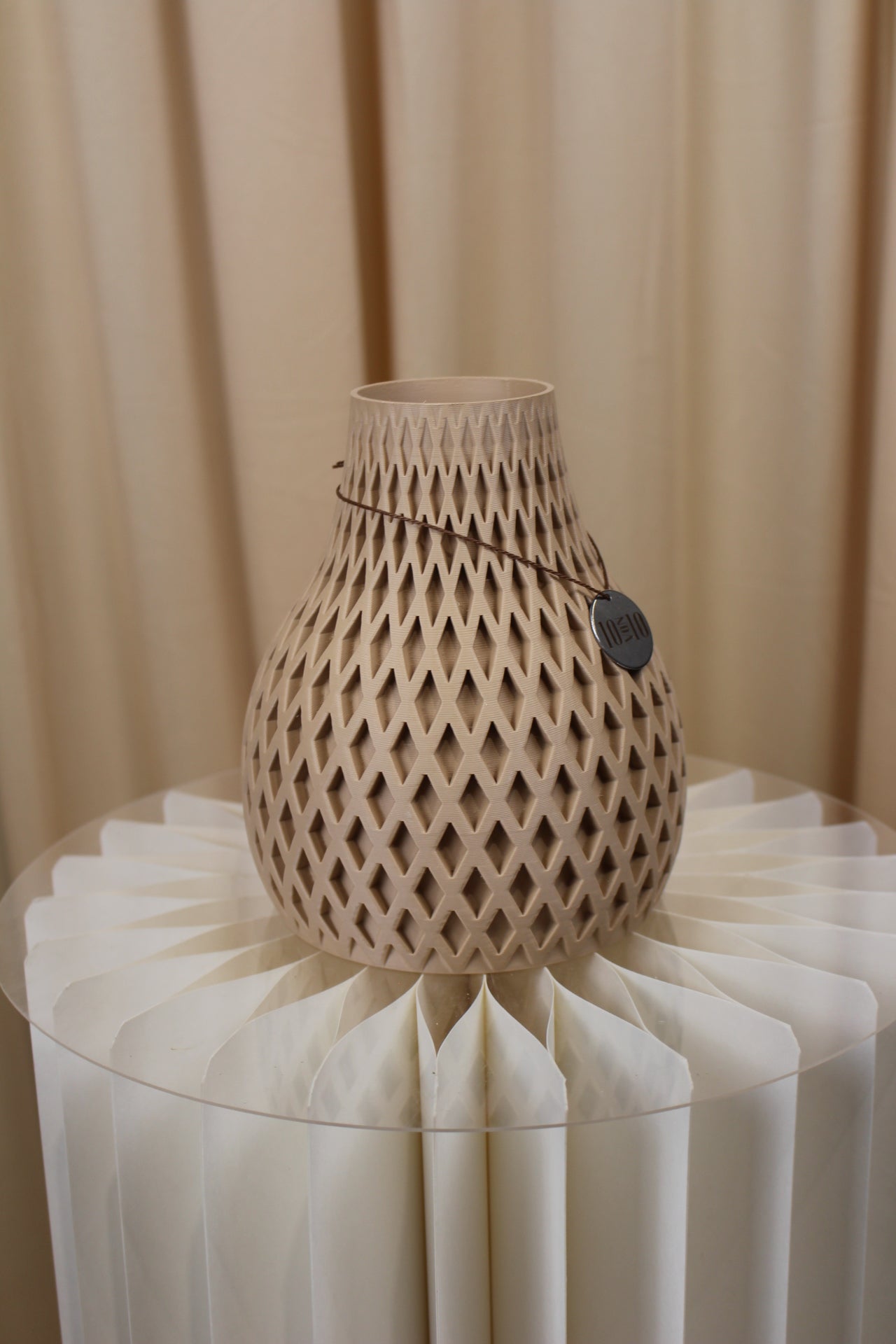 3D Druck Vase Born Beige Mittel | Babakin & Mehrens - Zehn von Zehn