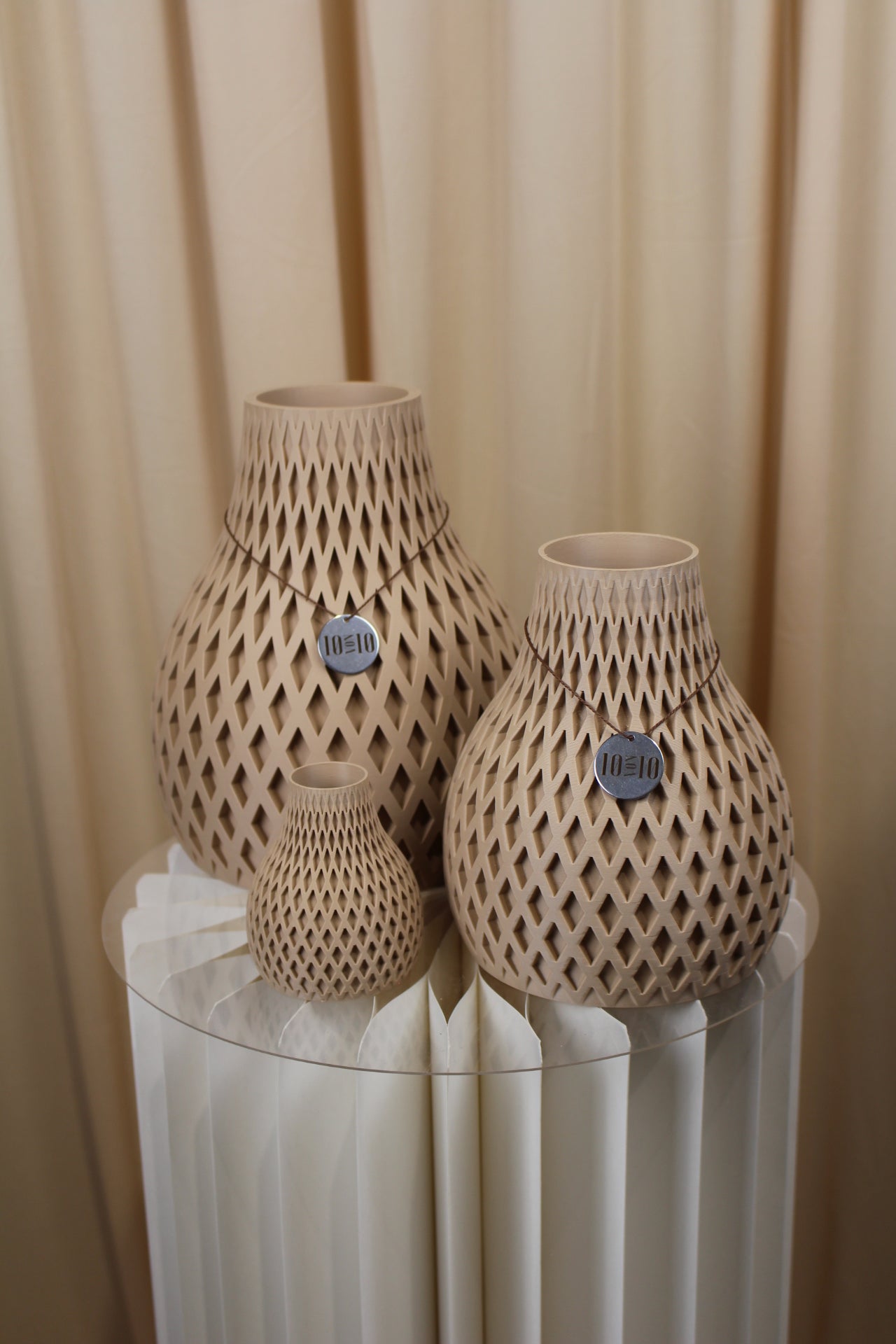 3D Druck Vase Born Beige Set | Babakin & Mehrens - Zehn von Zehn