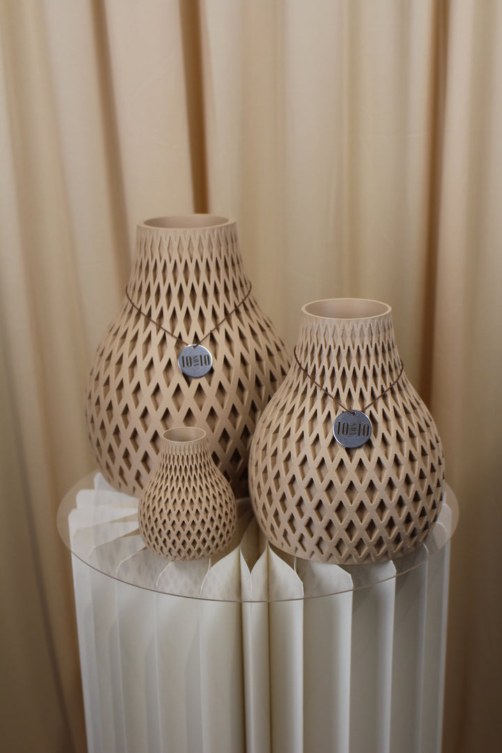 3D Druck Vase Born Beige Set | Babakin & Mehrens - Zehn von Zehn