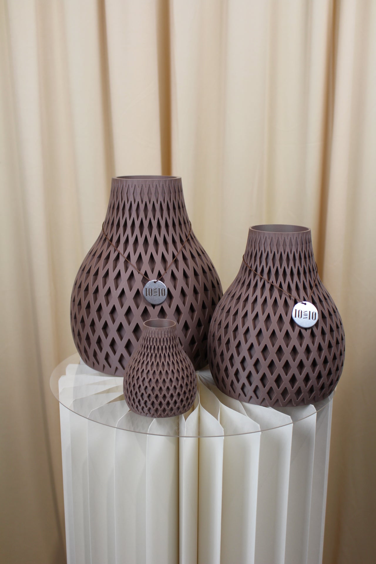 3D Druck Vase Born Braun Set | Babakin & Mehrens - Zehn von Zehn