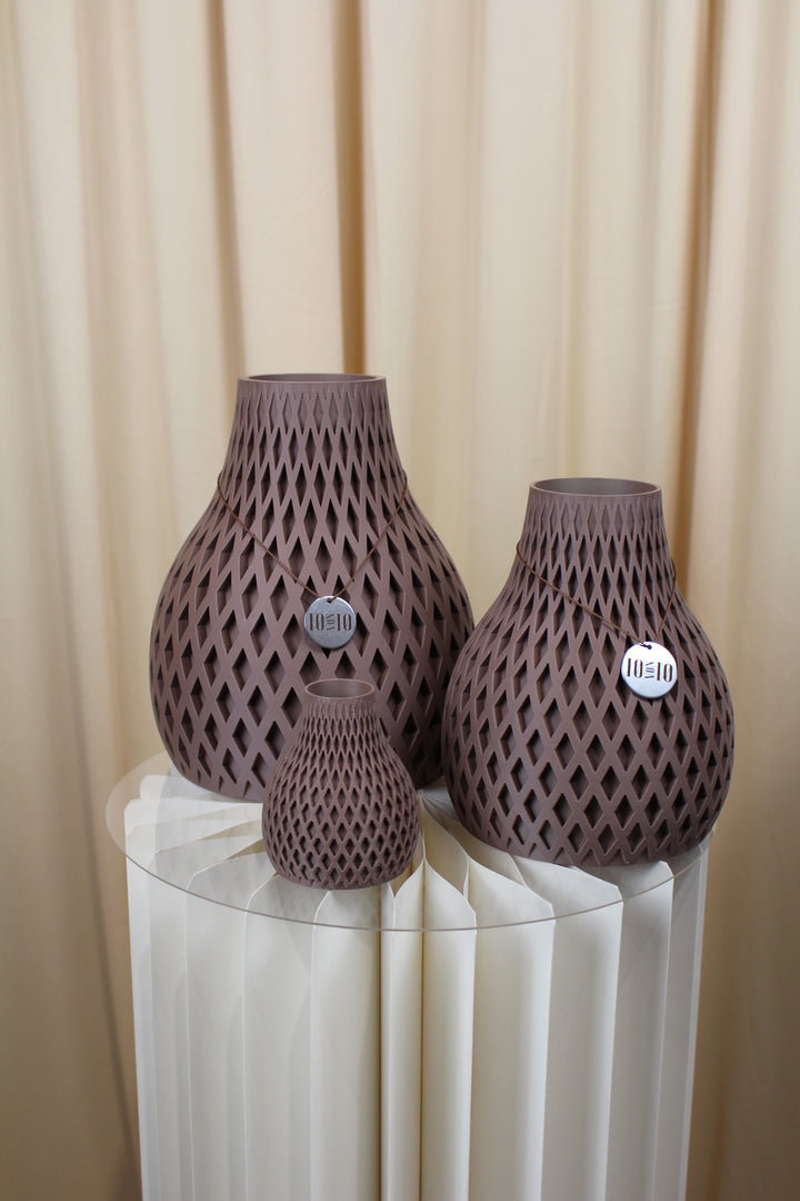 3D Druck Vase Born Braun Set | Babakin & Mehrens - Zehn von Zehn