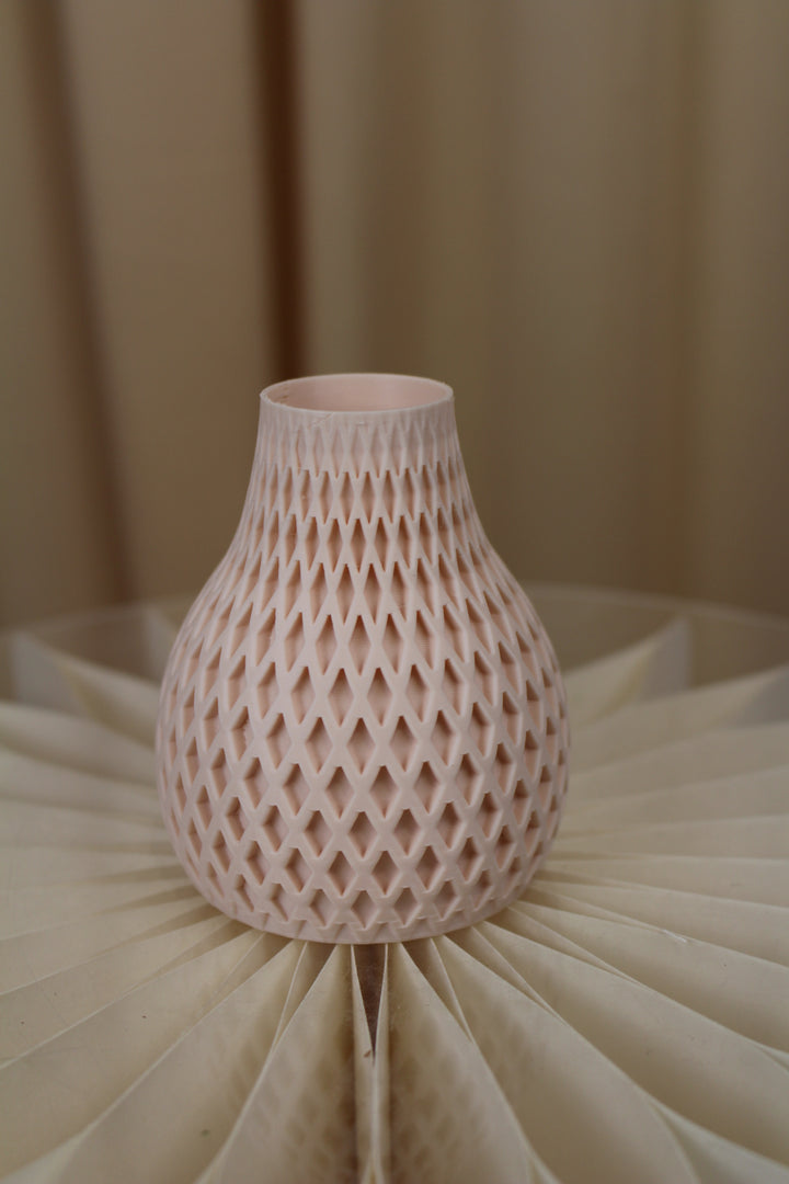 3D Druck Vase Born Creme Rosa Klein | Babakin & Mehrens - Zehn von Zehn