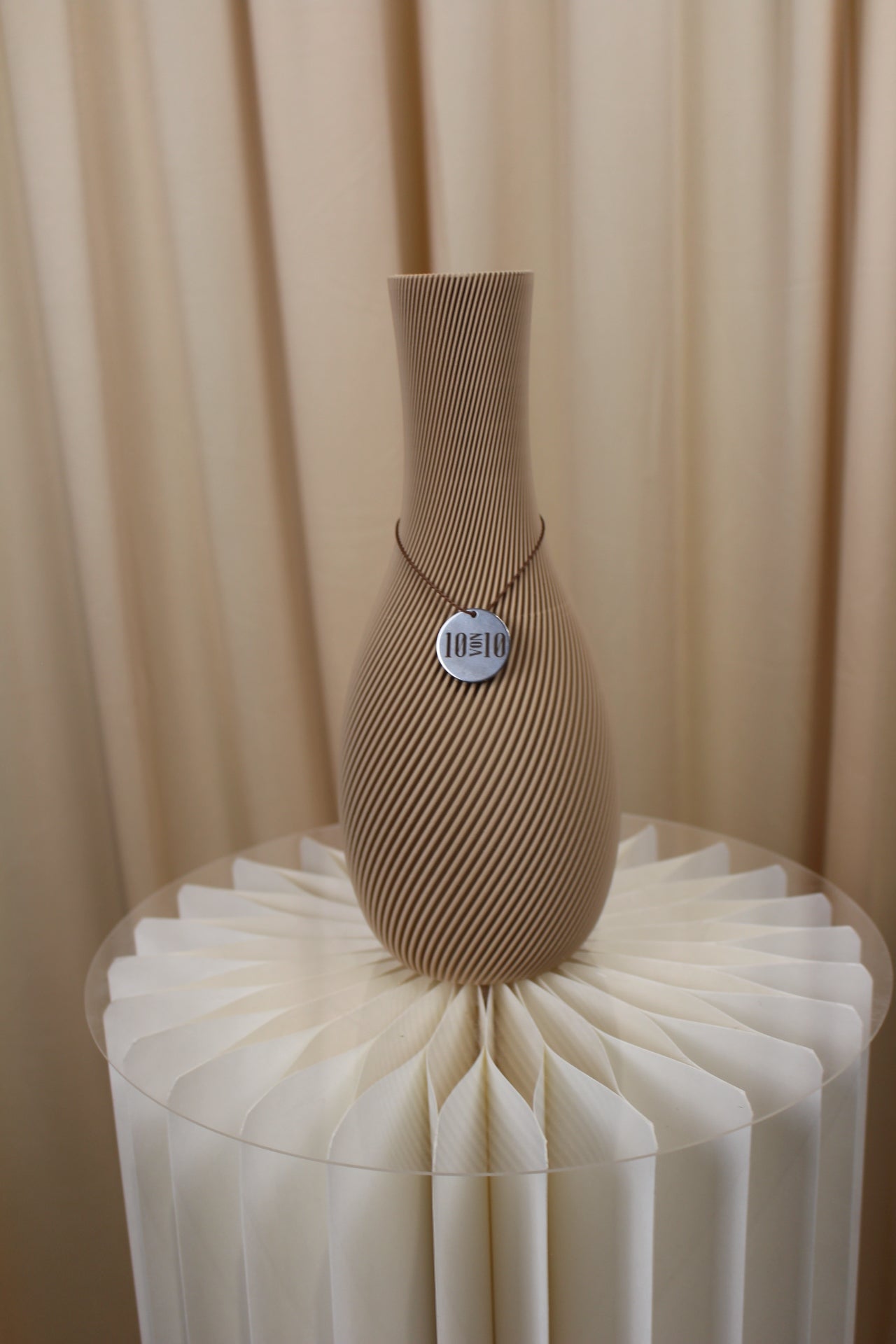 3D Druck Vase Seed Beige Groß | Babakin & Mehrens - Zehn von Zehn