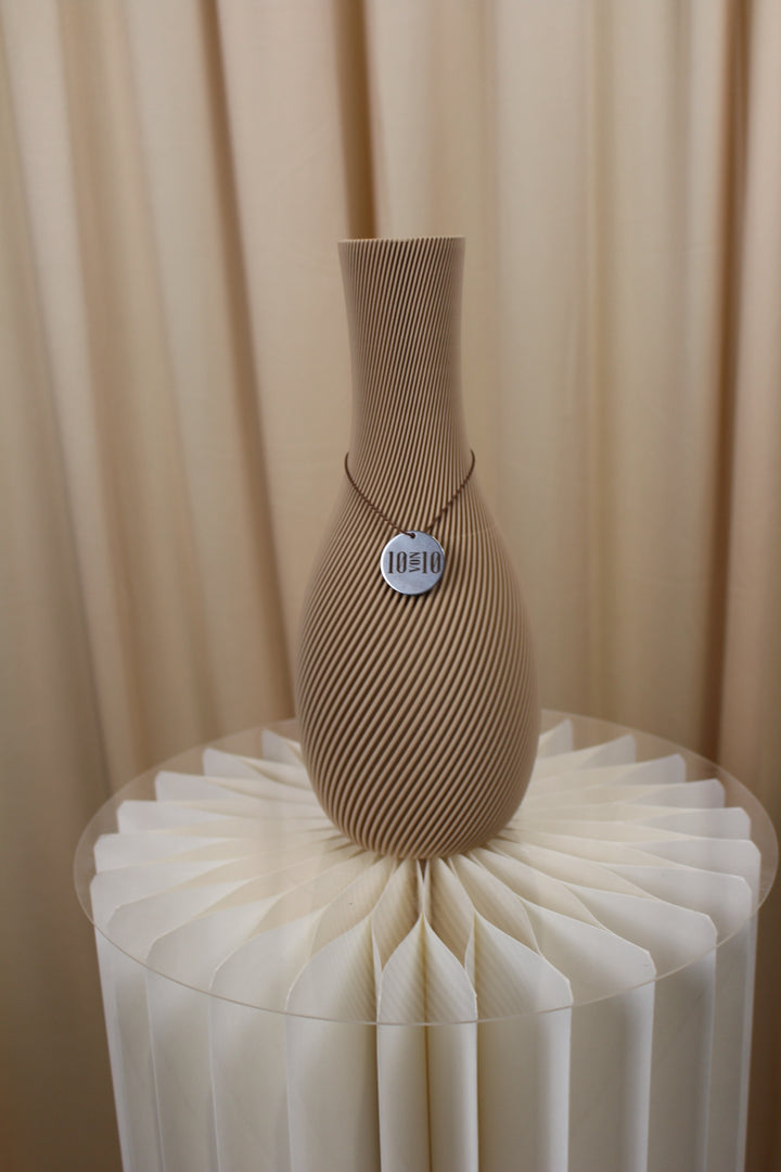 3D Druck Vase Seed Beige Groß | Babakin & Mehrens - Zehn von Zehn