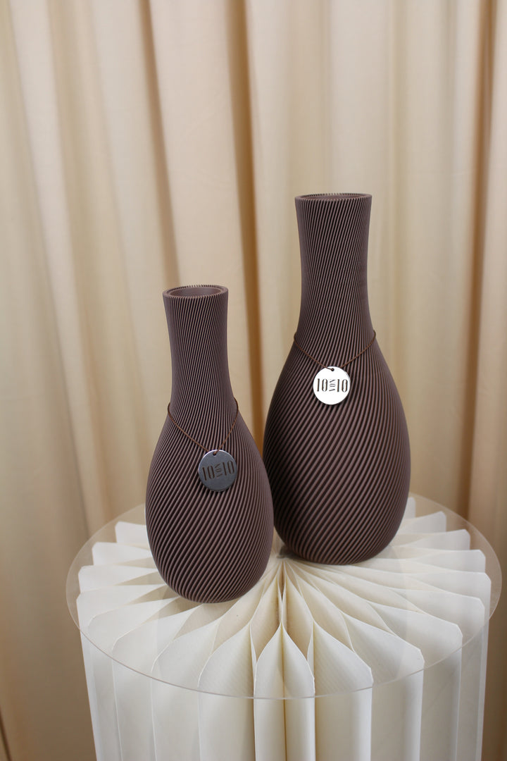 3D Druck Vase Seed Braun Set |  Babakin & Mehrens - Zehn von Zehn