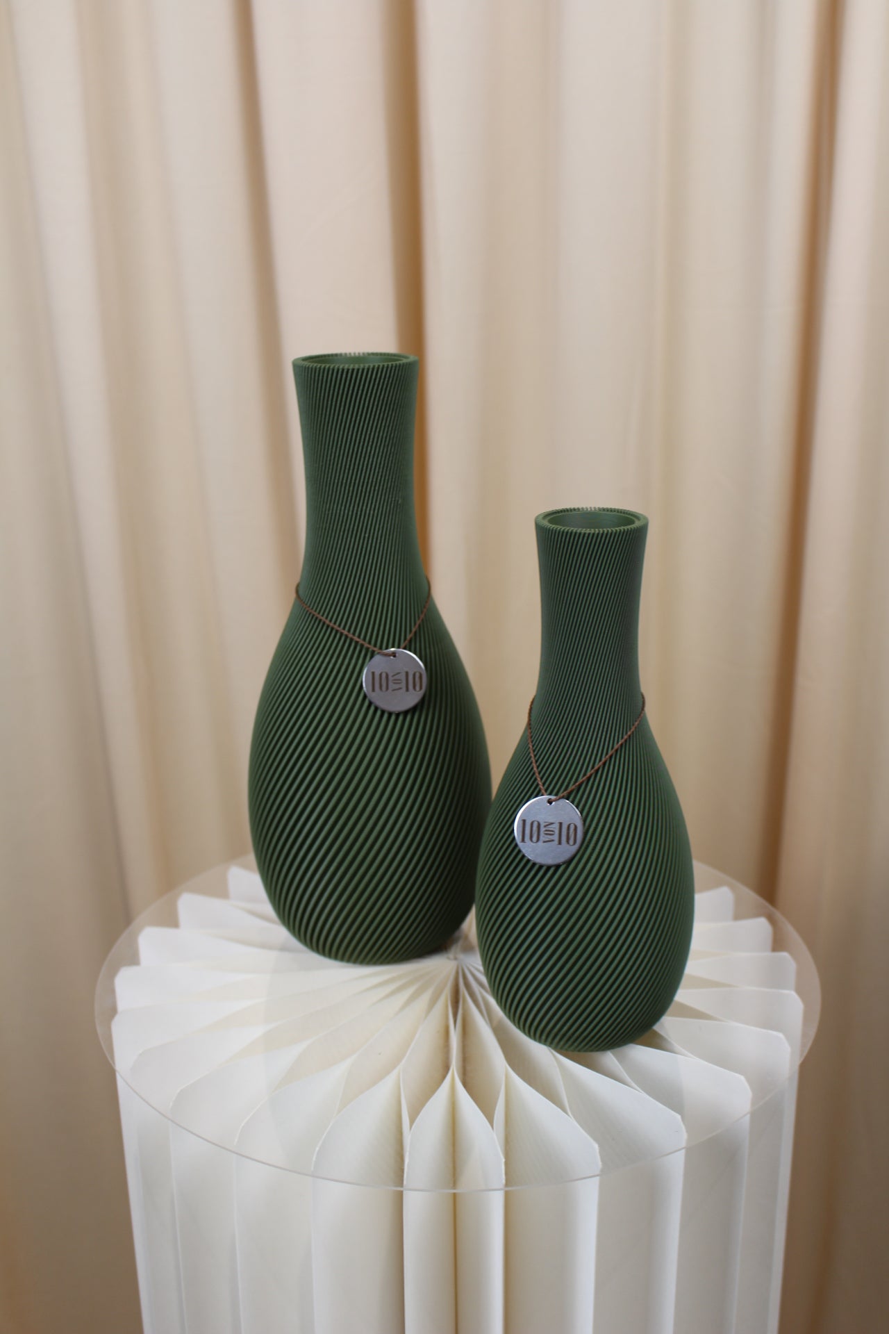 3D Druck Vase Seed Grün Set |  Babakin & Mehrens - Zehn von Zehn