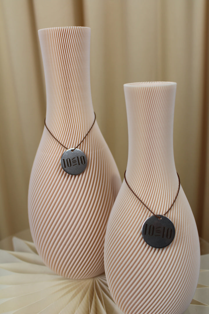 3D Druck Vase Seed Rosa Set Nahaufnahme | Babakin & Mehrens - Zehn von Zehn